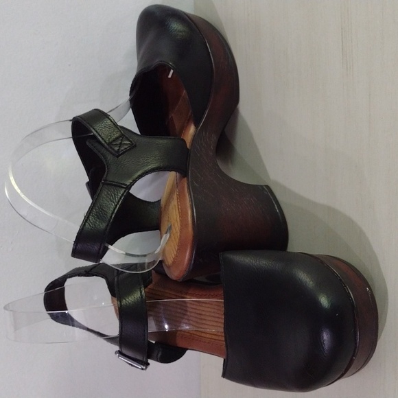 Boc black vegan leather clogs size 9M - Picture 1 of 16